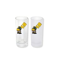 Ghostbastır Design Simpsons Buzlu / Buzsuz Seçenekli Rakı Bardağı – 1 Adet Şık Sunum Bardağı 044