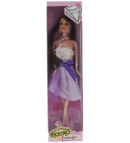 Mulvxurg  Urg02 Bambi Beyaz Elbiseli Moda Bebek (Mulvix)