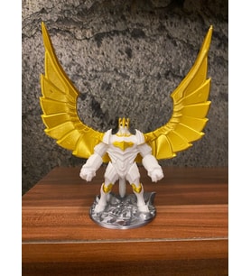 Galio Figür – 15 cm Beyaz & Altın Kanatlı Koleksiyonluk Oyuncak & Masaüstü Dekoratif Heykel