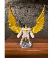 Galio Figür – 15 cm Beyaz & Altın Kanatlı Koleksiyonluk Oyuncak & Masaüstü Dekoratif Heykel