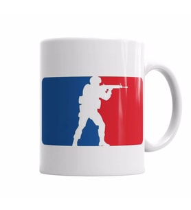 Counter Strike Gun Skull CS GO Kupa Bardak Porselen