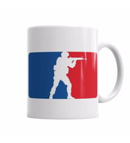 Counter Strike Gun Skull CS GO Kupa Bardak Porselen