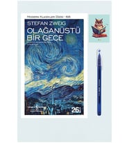 Olağanüstü Bir Gece 9786053326090 - Stefan Zweig - (KALEM VE NOT DEFTERLİ) (Renksiz)