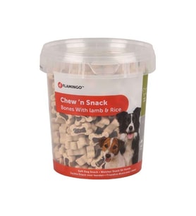 Flamingo Chewn Snack Bones Lamb Rice Kuzu Pirinçli Köpek Ödül 500 Gr.