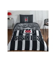 Taç LİSANSLI BEŞİKTAŞ ŞANLI KARTAL GECE IŞILTISI PAMUKLU TEK KİŞİLİK NEVRESİM TAKIMI