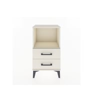 Arges Komodin Tek Raflı 2 Çekmeceli 44x30x80 Aytaşı-Aytaşı