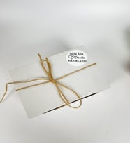 Sizin için özenle hazırlandı kalpli sticker etiket 5x5 cm 100 adet