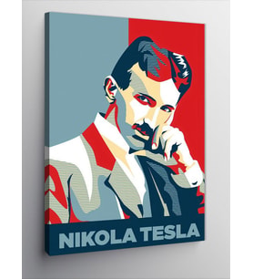 Kanvas Tablo Nikola Tesla