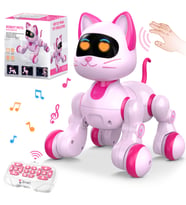 Uzaktan Kumandalı Şarjlı Akıllı Kedi - Interaktif, Eğitici Işıklı Müzikli ve Dansçı Robot Oyuncak