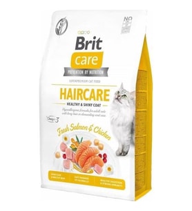 Brit Care Haircare Somonlu ve Tavuklu Kedi Mamasi 2 Kg