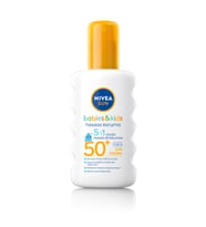 NIVEA SUN SPF50+ Çocuklar ve Bebekler İçin Yüksek Güneş Koruyucu Sprey 200ml,Hassas Cilt,Parfümsüz