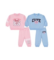 Civil Baby CUTE Baskılı 2'li Set 6-18 Ay Takım - Standart