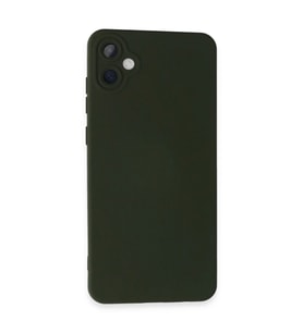 Samsung Galaxy A05 Kılıf Nano içi Kadife Silikon - Koyu Yeşil