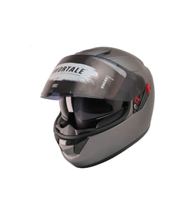 Motosiklet Kaskı CE Sertifikalı Güneş Vizörlü Full Face Mat Titanyum Kask