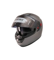 Motosiklet Kaskı CE Sertifikalı Güneş Vizörlü Full Face Mat Titanyum Kask