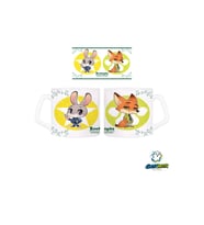 GHOSTBASTIR DESIGN Zootropolis Judy ve Nick Kupa Bardak Tek Adet 0901
