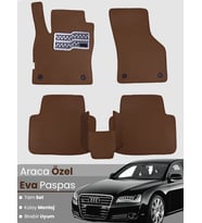 AUDİ A8 (2009-2017) Uyumlu EVA Paspas Tam Set–Araca Özel,Su Geçirmez,Hızlı ve Kolay Montaj