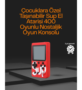 3 İnç Ekranlı Klasik Oyunlu El Konsolu