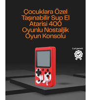 3 İnç Ekranlı Klasik Oyunlu El Konsolu