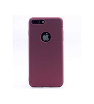 Apple iPhone 7 Plus Uyumlu Kılıf Zore Premier Silikon Kapak (Mürdüm)