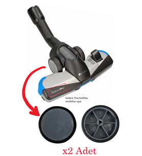 Philips Marathon Ultimate TriactiveMax Model Emici Başlık Tekeri 2 adet Uyumlu