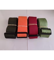 Haki Yeşil, Turuncu, Bordo ve Su Yeşili Renk Valiz Kemeri 4 Cm toplam 4 Adet