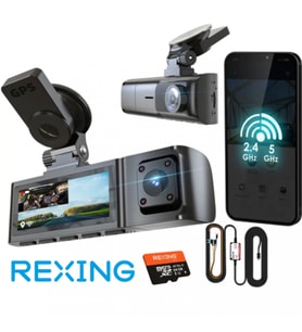 REXING R316 4K GPS WI-FI ARAC KAMERASI 64GB SD