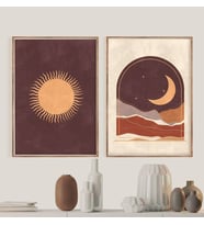 Çerçeveli Tablo Dekorasyon Ev Dekoru Hediyelik Modern Tekli Ahşap Çerçeve (Natural)