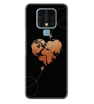 Tecno Camon 16 18P Pova Pova 3 Pova Neo Kılıf Desemli Silikon Plane Heart 1721