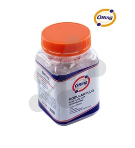 ORING CAT6 U/UTP RJ45 100'lü Kutu EZ Snap In Modular Plug 3U