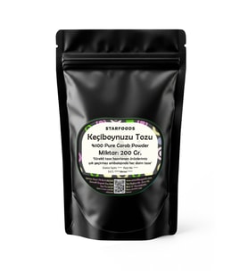 Keçiboynuzu Tozu 200 Gr. Keçi Boynuzu Unu Taze Öğütme Superfoods