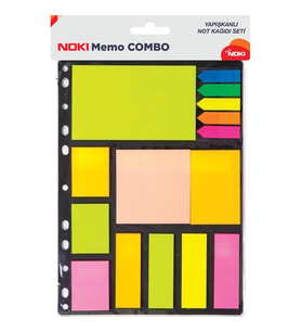 Noki Memo Combo Yapışkan Not Kağıdı Seti