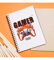 Gamer ( Oyuncu ) Tasarımlı Defter Kişiye Özel