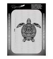 Turtle Kaplumbağa Mandala Motif Tekstil Ütü İle Yapışan Transfer Baskı Kağıdı DTF BASKI