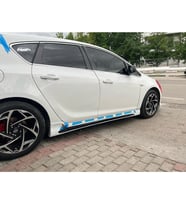 Opel Astra J Kanallı Yan Marşpiyel Seti Mat Siyah Plastik