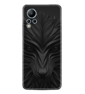 Infınix Note 12 Kılıf Resimli Desenli Baskılı Silikon Black Fox 1325