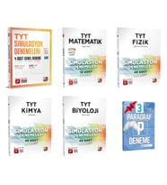 TYT Genel Matematik Fizik Kimya ve Biyoloji Simülasyon Deneme