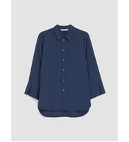 LCW Limitless Lacivert Oversize Modal Karışımlı Gömlek