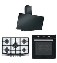 Franke Siyah-İnox Ankastre Set (FPJ 915 V BK A - FHTL 755 TC XS DÜZ - FSL 86 H BK)