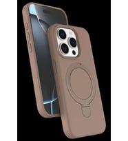 iPhone 14 Pro Max Regal Magsafe Standlı Kapak - Çöl Titanyum