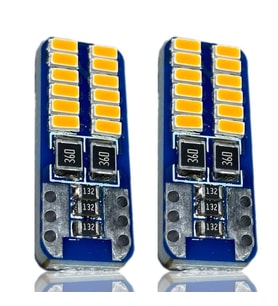 T10 Dipsiz W5w Canbus 24 Ledli Turuncu Park Plaka Ampulü (5 ADET)