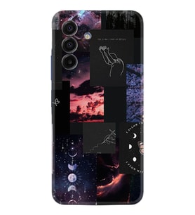 Samsung Galaxy A17 Kılıf Boutique Baskılı Resimli Ay Pattern Pcode -030
