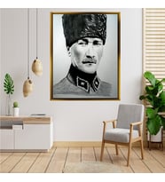 ÇERÇEVELİ ATATÜRK TABLO S782