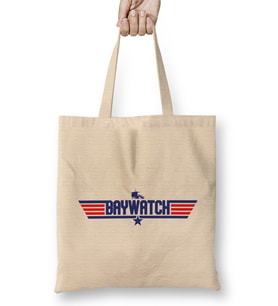 Baywatch Top Gun Logo Bez Çanta Uzun Saplı