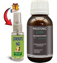 Prostonic 1 Kutu Erkeklere Sawpalmettolu Kabak Çekirdeği Ekstratlı 50 Ml Şurup + Çörek Otu Masaj Ya
