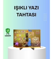Yaratıcı Çizim Ve Mesajlar İçin Led Işıklı Renkli Tahta