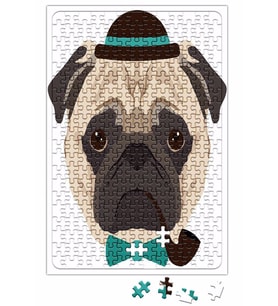 Pug Perfil Puzzle 240 Parça Yapboz