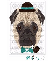 Pug Perfil Puzzle 240 Parça Yapboz