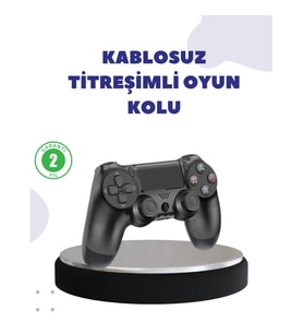 Mey İthalat® Kablosuz Titreşimli Oyun Kolu – Yüksek Hassasiyetli Analog Kontrol ve Ergonomik Tutma