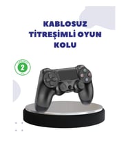 Mey İthalat® Kablosuz Titreşimli Oyun Kolu – Yüksek Hassasiyetli Analog Kontrol ve Ergonomik Tutma